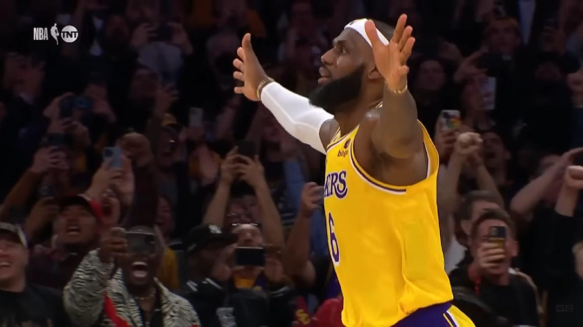 LeBron James Los Angeles Lakers 8 février 2023