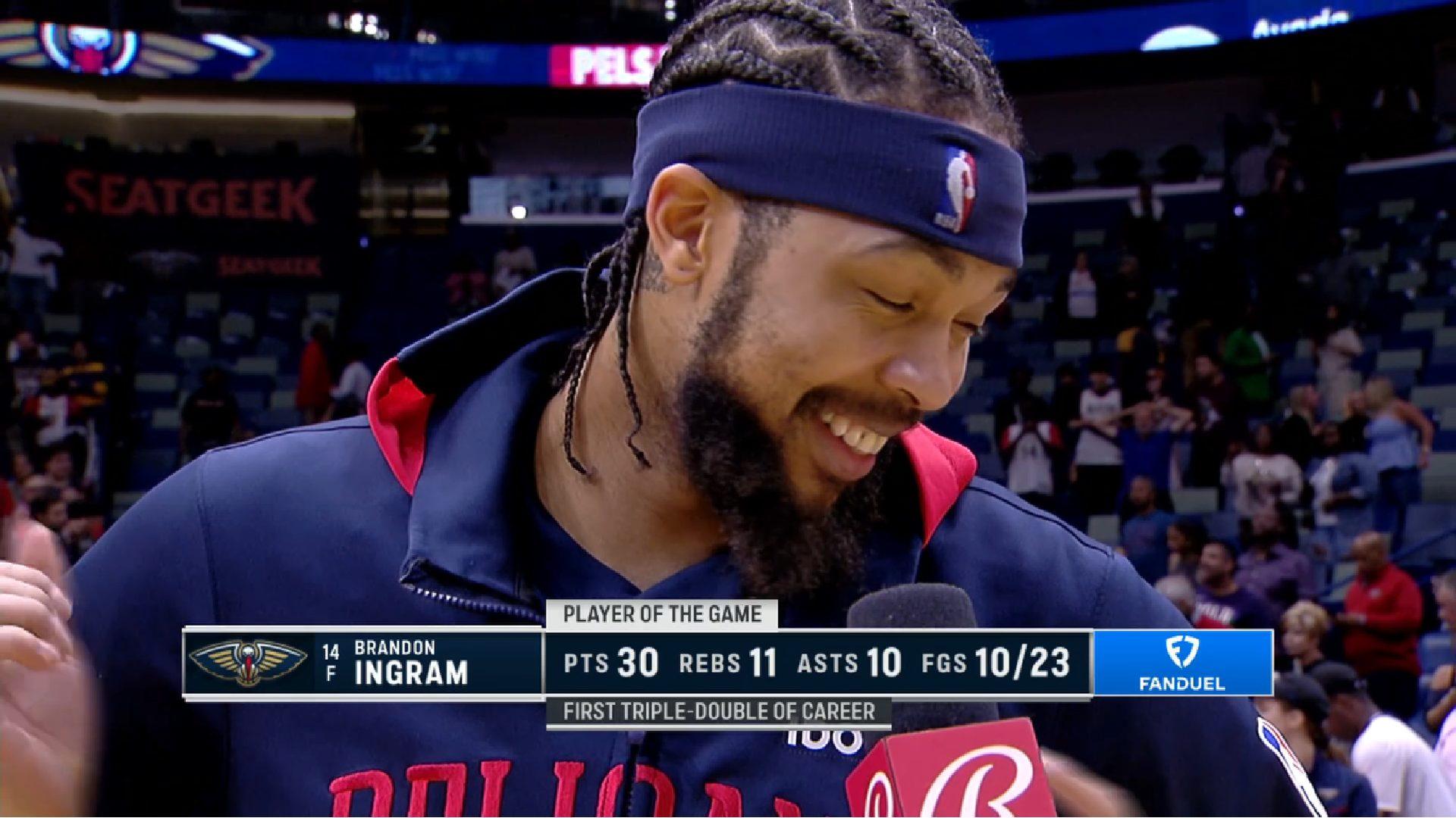 Course aux Playoffs Brandon Ingram Pelicans 24 mars 2023