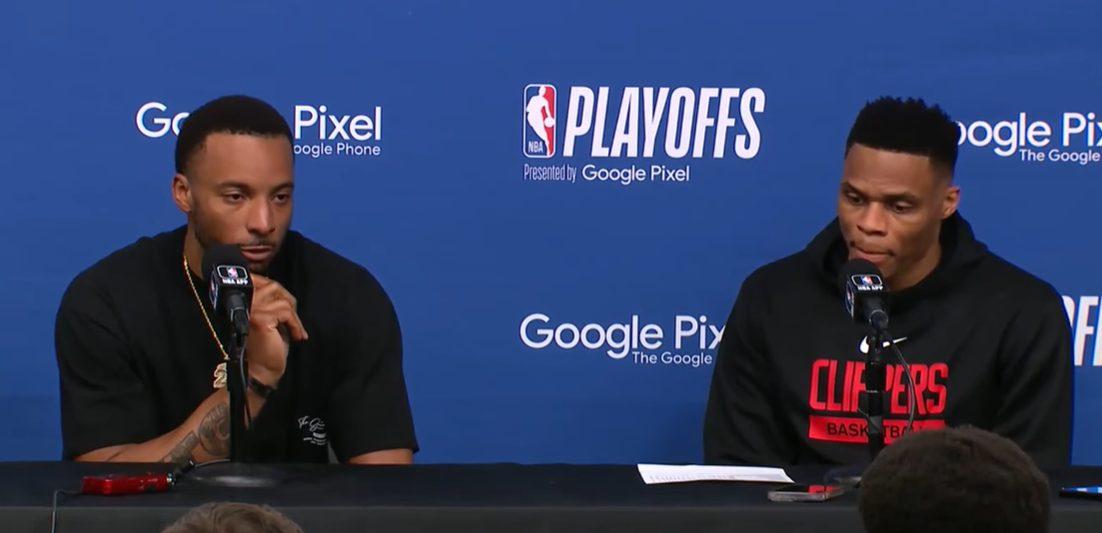 Norman Powell Russell Westbrook 21 avril 2023