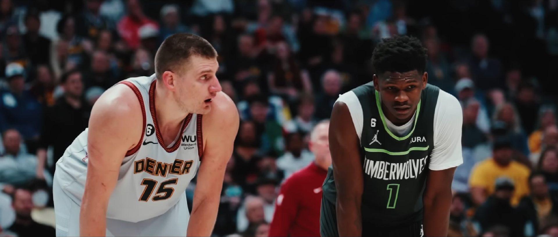 Nikola Jokic Anthony Edwards Nuggets Wolves 2 mai 2023