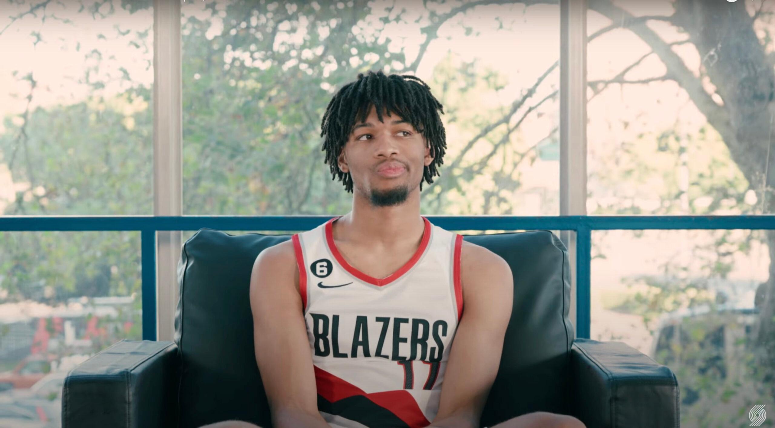 Shaedon Sharpe Blazers