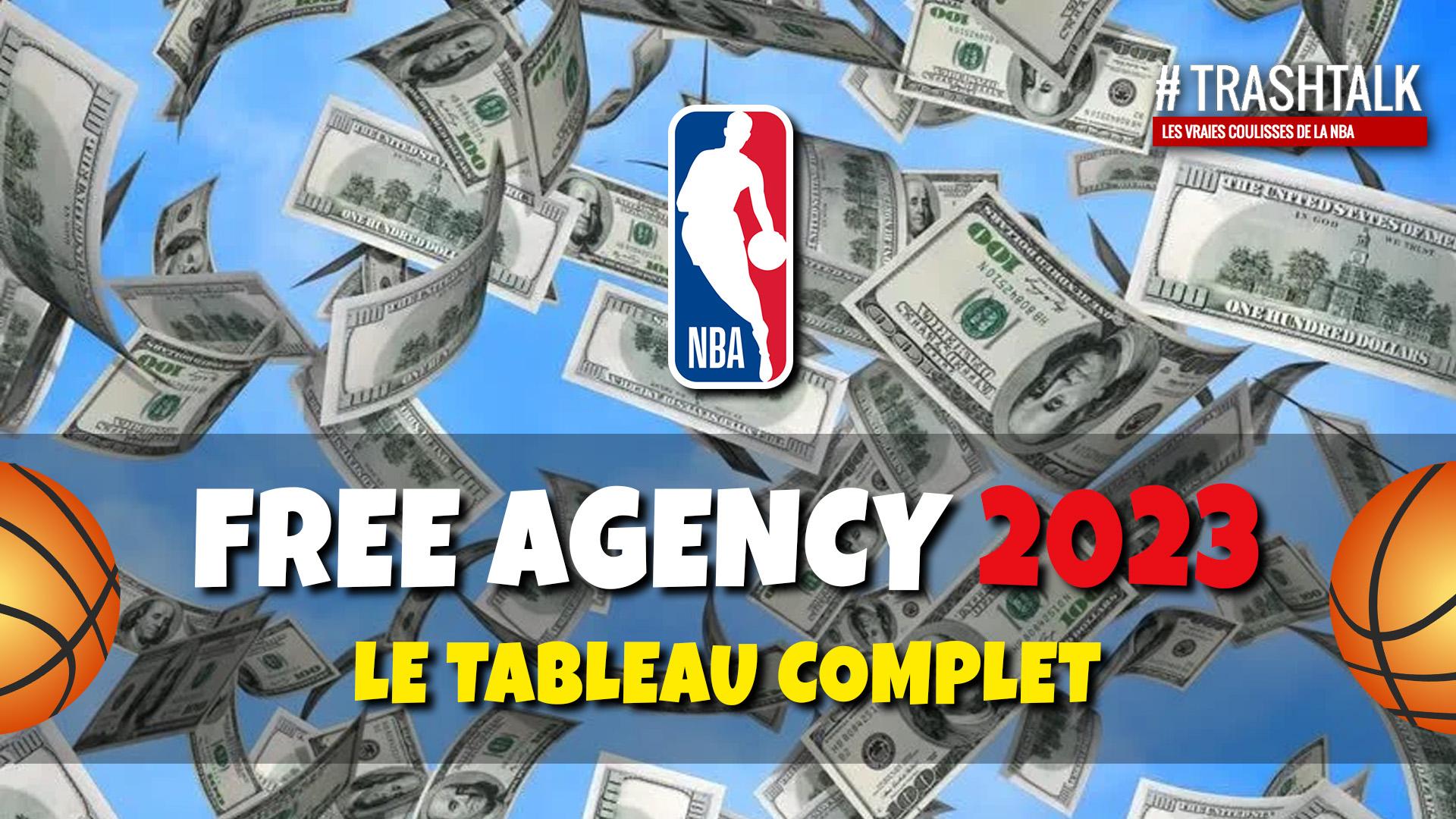 Free Agency 2023 Tableau Complet Couverture 27 juin 2023