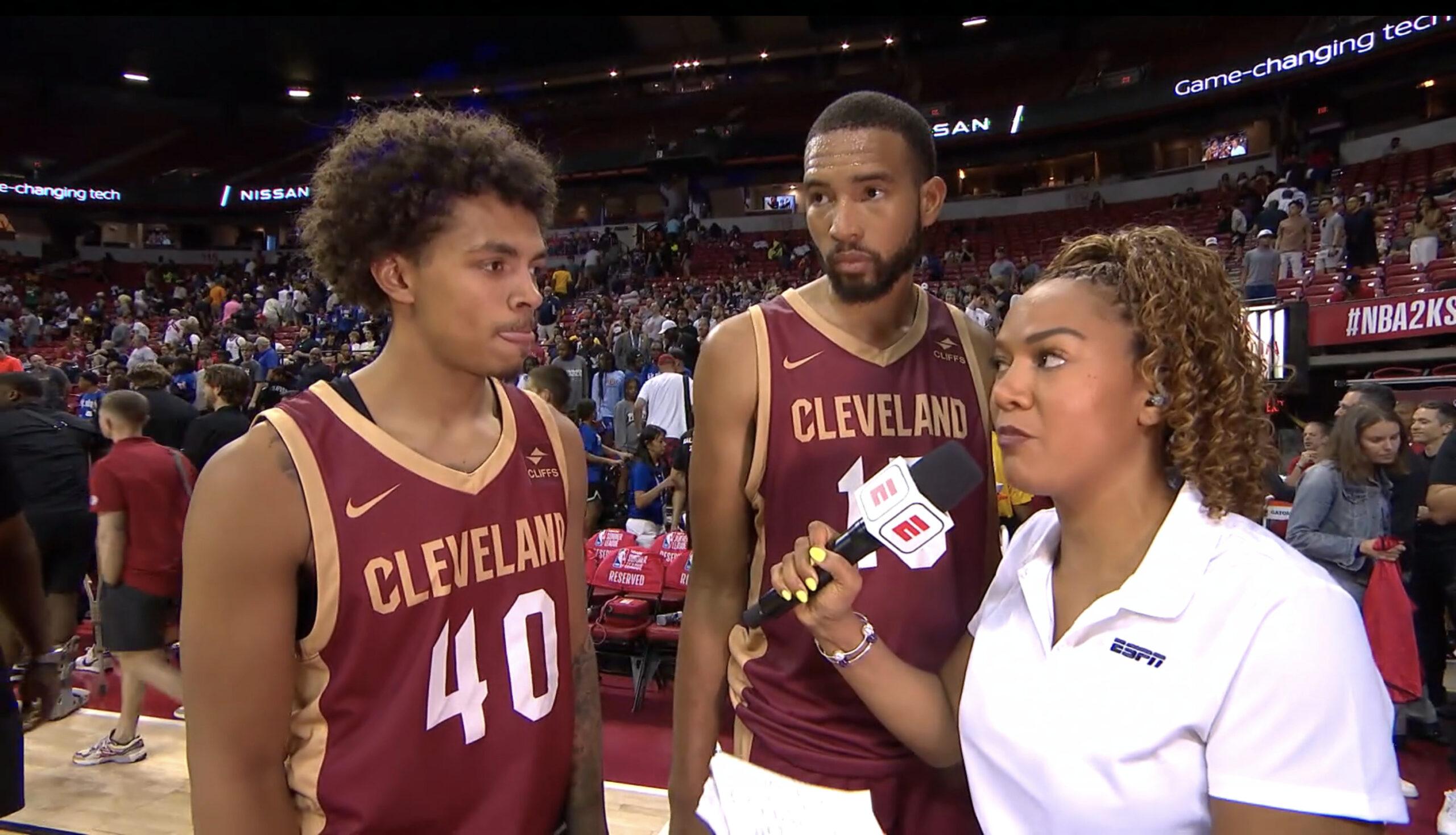 Craig Porter Jr Isaiah Mobley Cavs Summer League