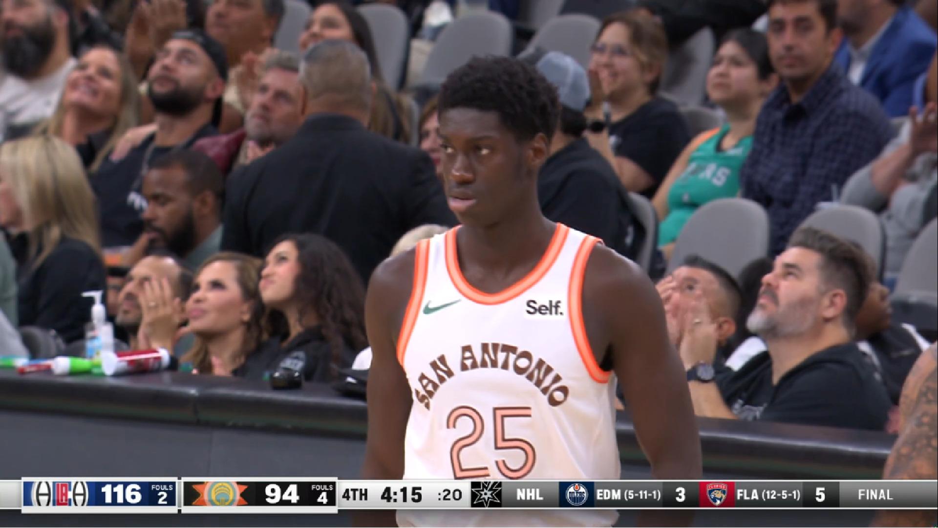 Sidy Cissoko San Antonio Spurs 21 novembre 2023