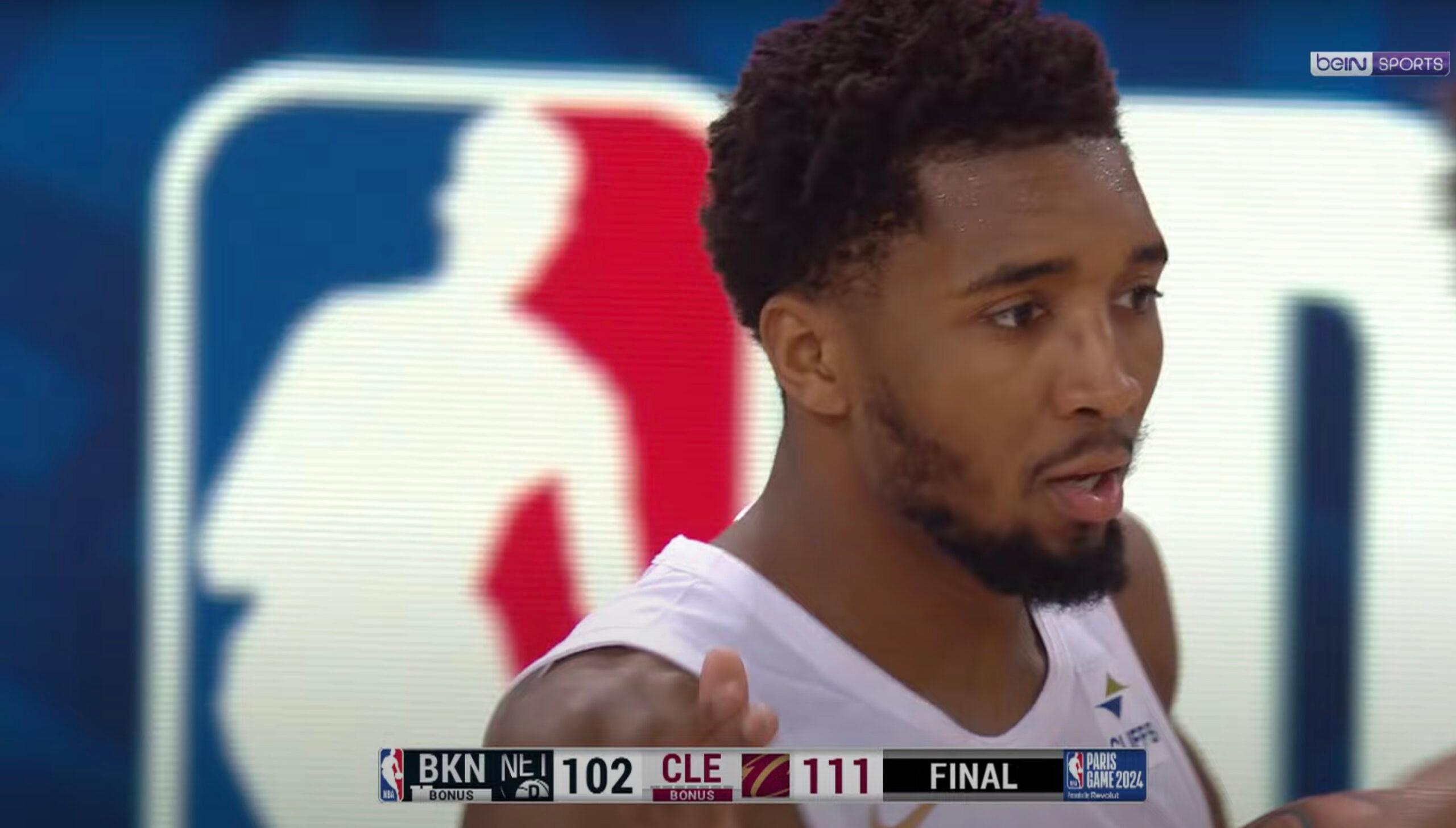 Donovan Mitchell NBA Paris Game 2024
