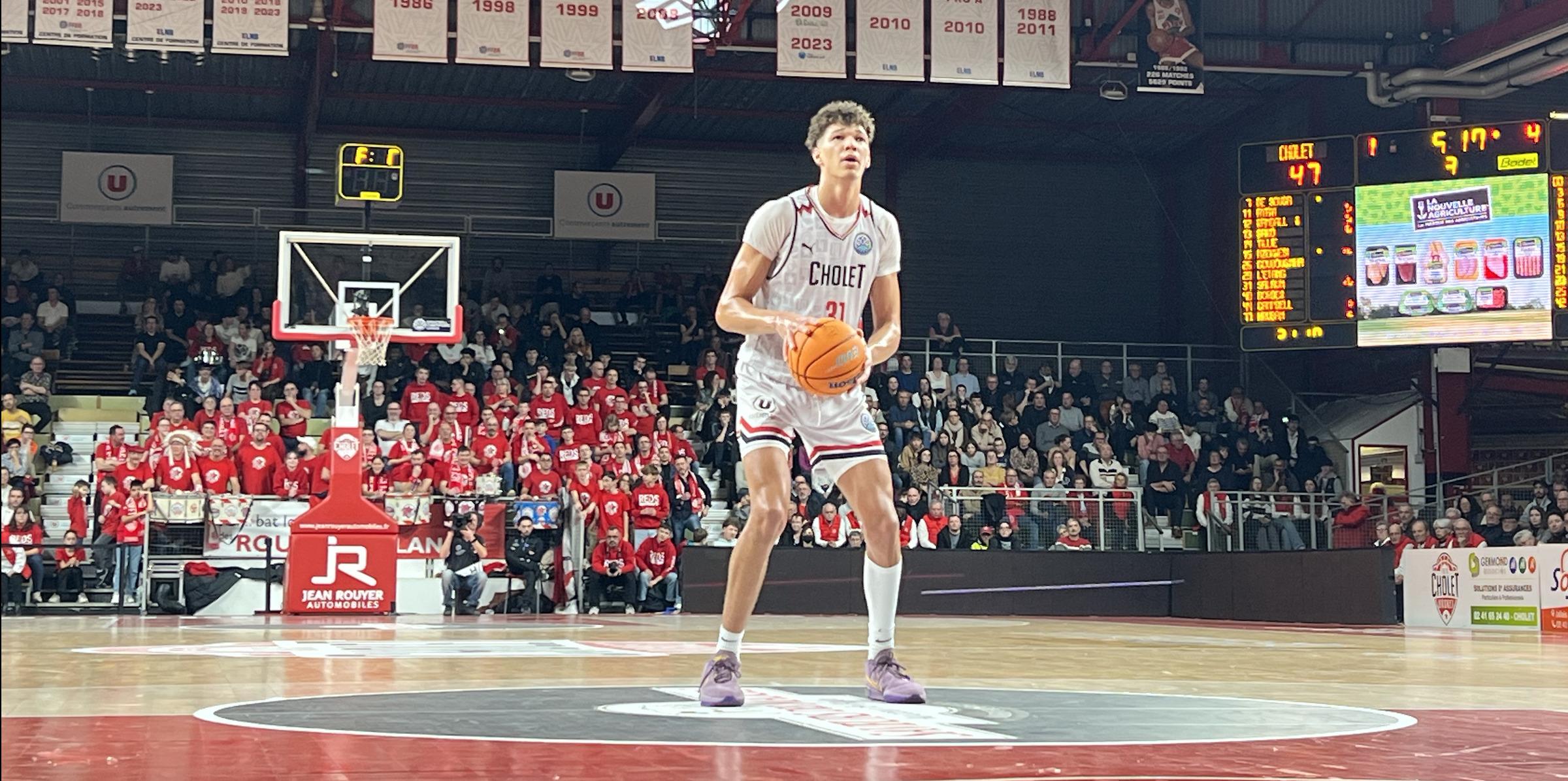 Tidjane Salaün Cholet Basket 3 janvier 2024 NBA