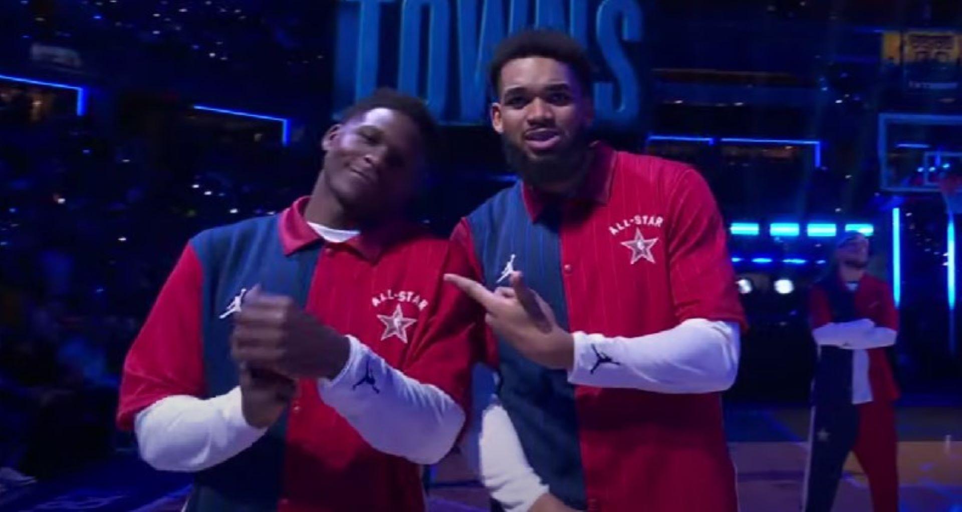 Anthony Edwards et Karl-Anthony Towns 19 février 2024