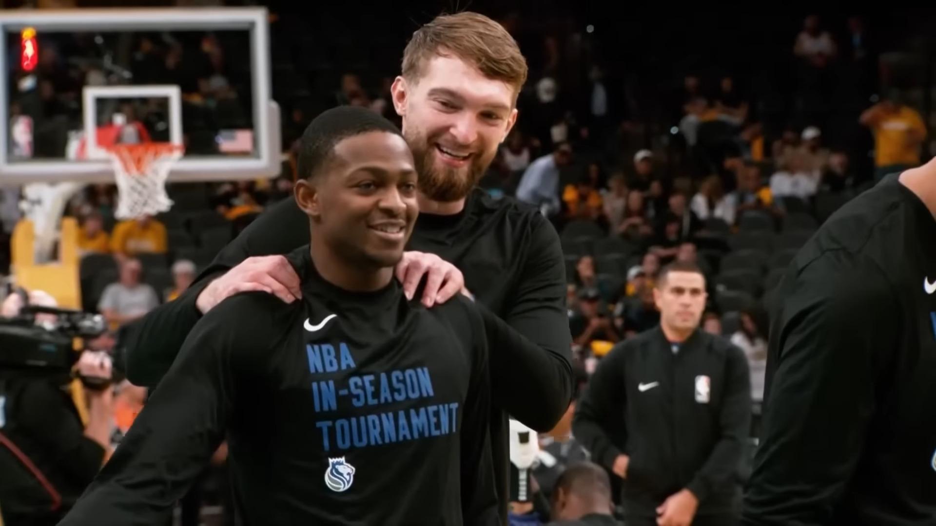 De'Aaron Fox Domantas Sabonis Sacramento Kings 5 janvier 2024