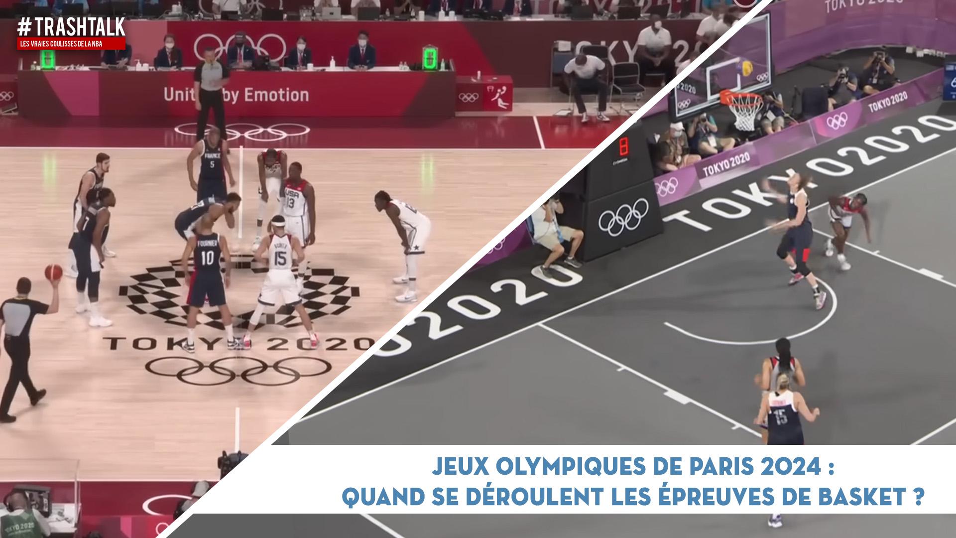 Jeux Olympiques Paris 2024 quand se déroulent les épreuves de basketball