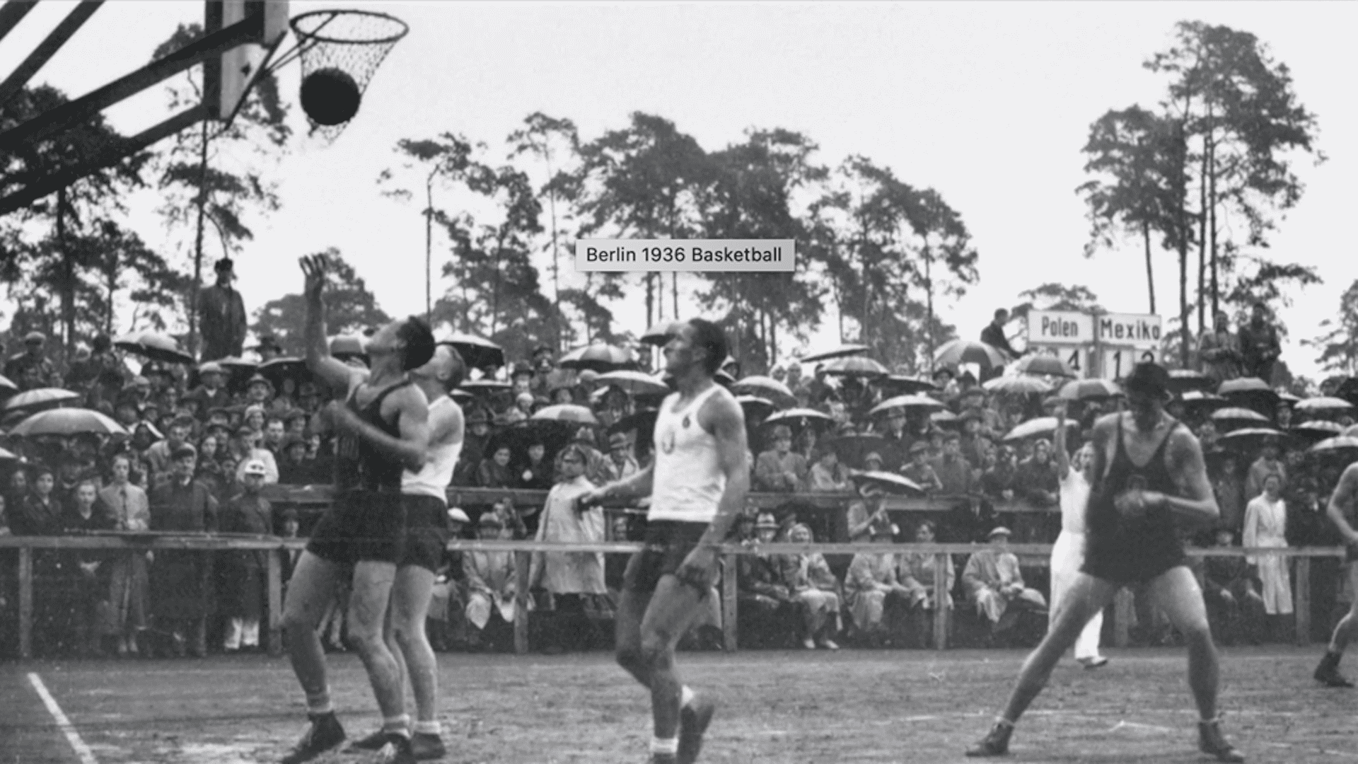 Le basketball aux Jeux Olympiques - Berlin 1936