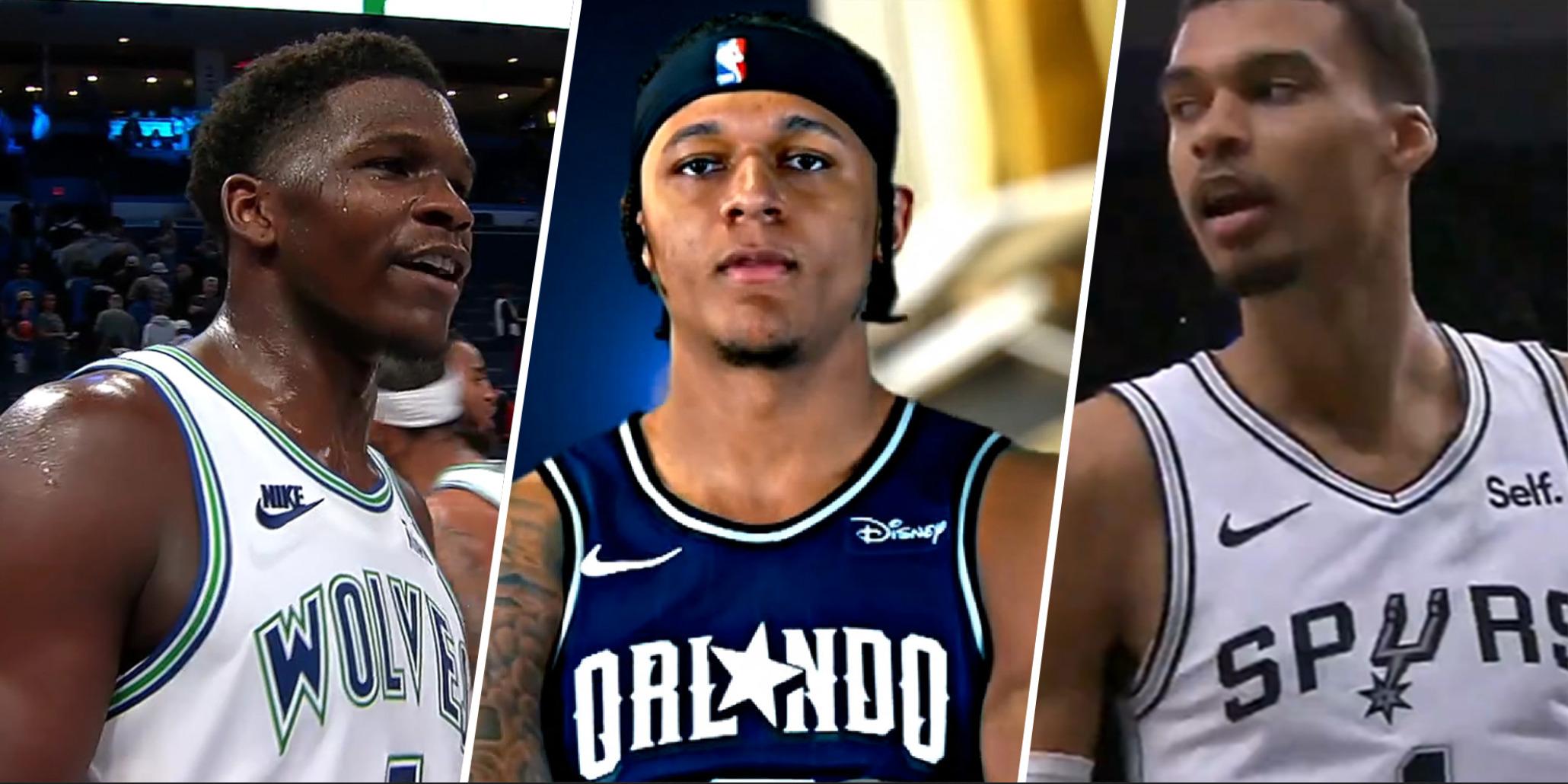 Victor Wembanyama Paolo Banchero Anthony Edwards NBA Skills Challenge 2024