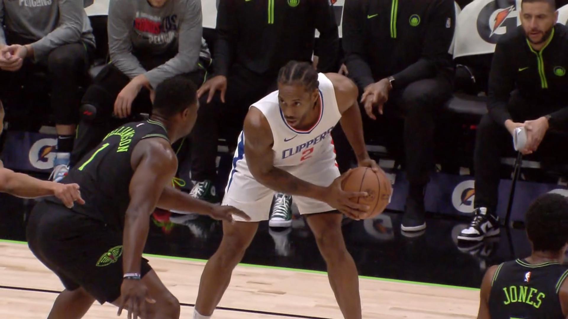 Kawhi Leonard Zion Williamson Clippers Pelicans 14 mars 2024