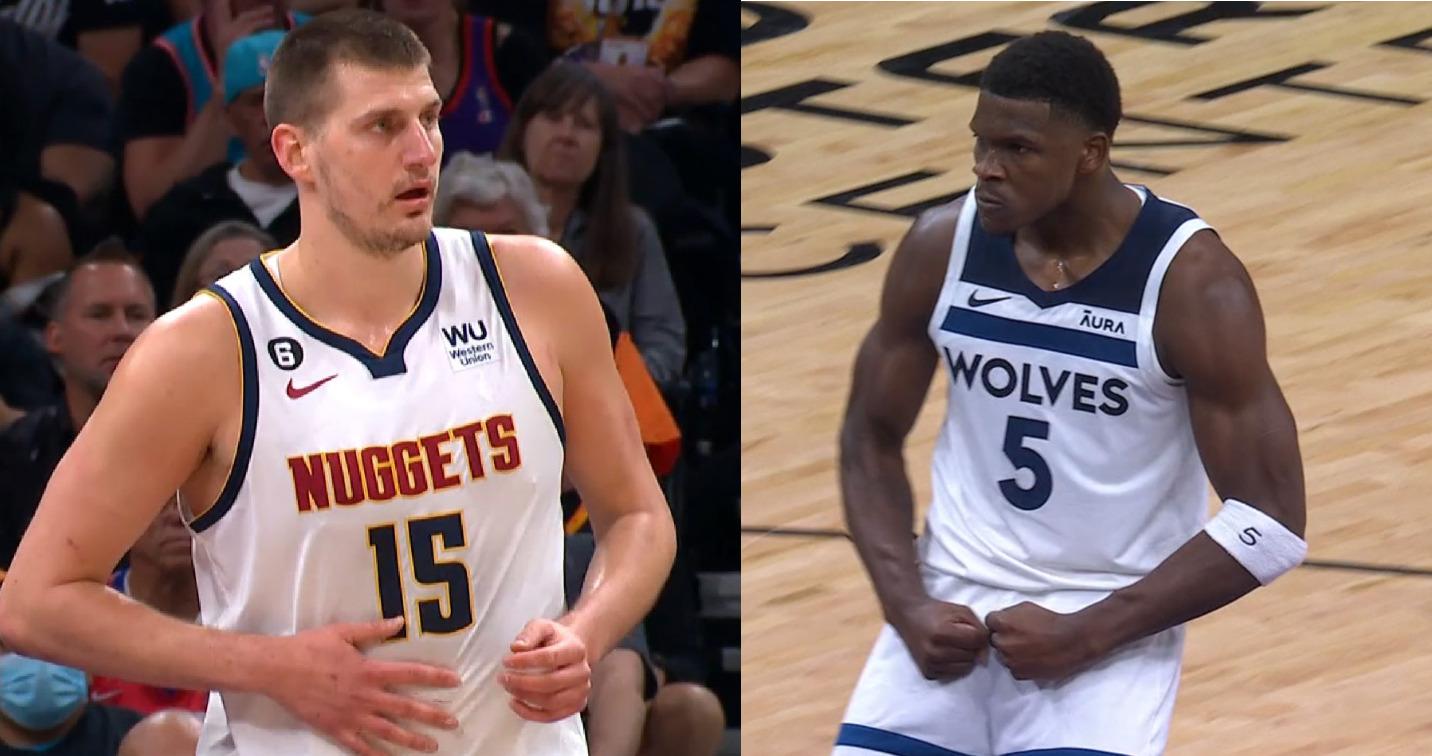 Nikola Jokic Anthony Edwards 14 mai 2024