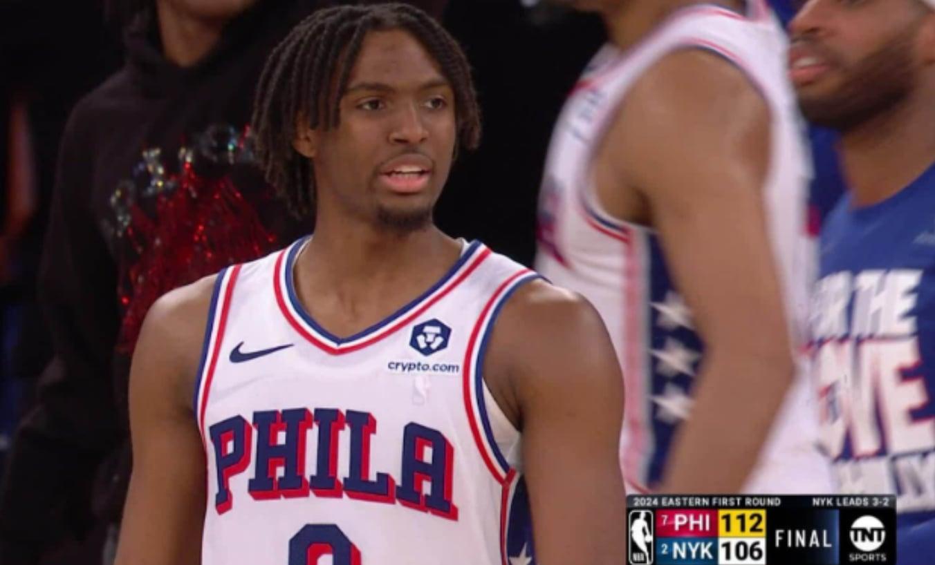 Tyrese Maxey Philadelphie Sixers 1 mai 2024
