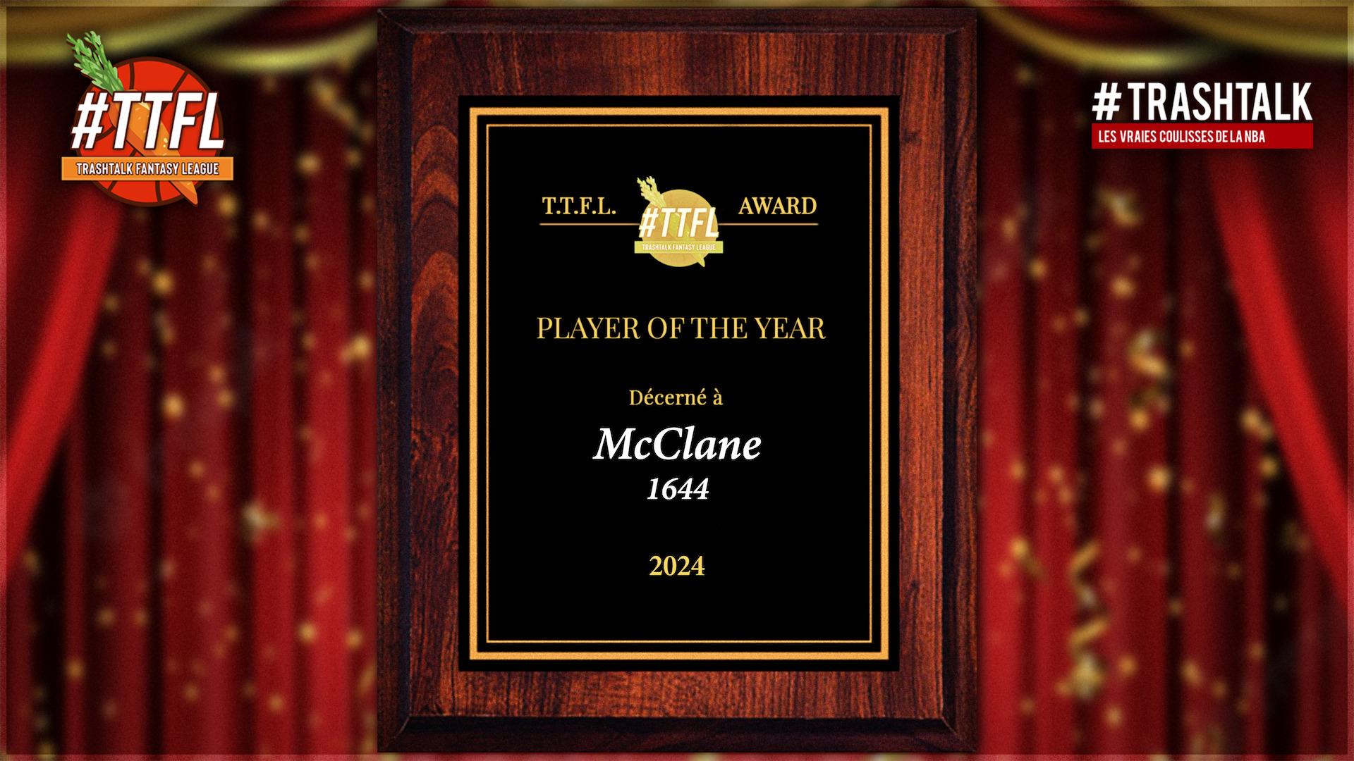 Champion TTFL Playoffs TrashTalk Fantasy league 2024