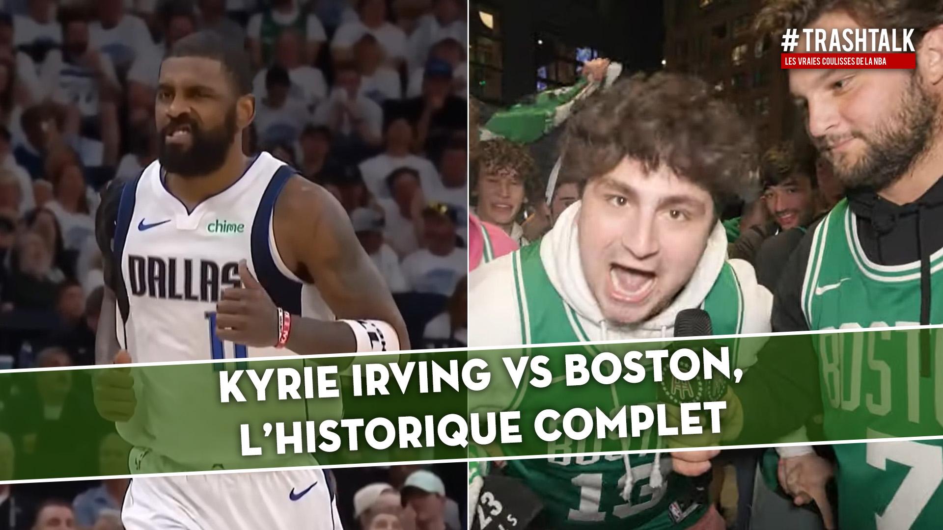 Kyrie Irving historique Boston bandeau vert 3 juin 2024