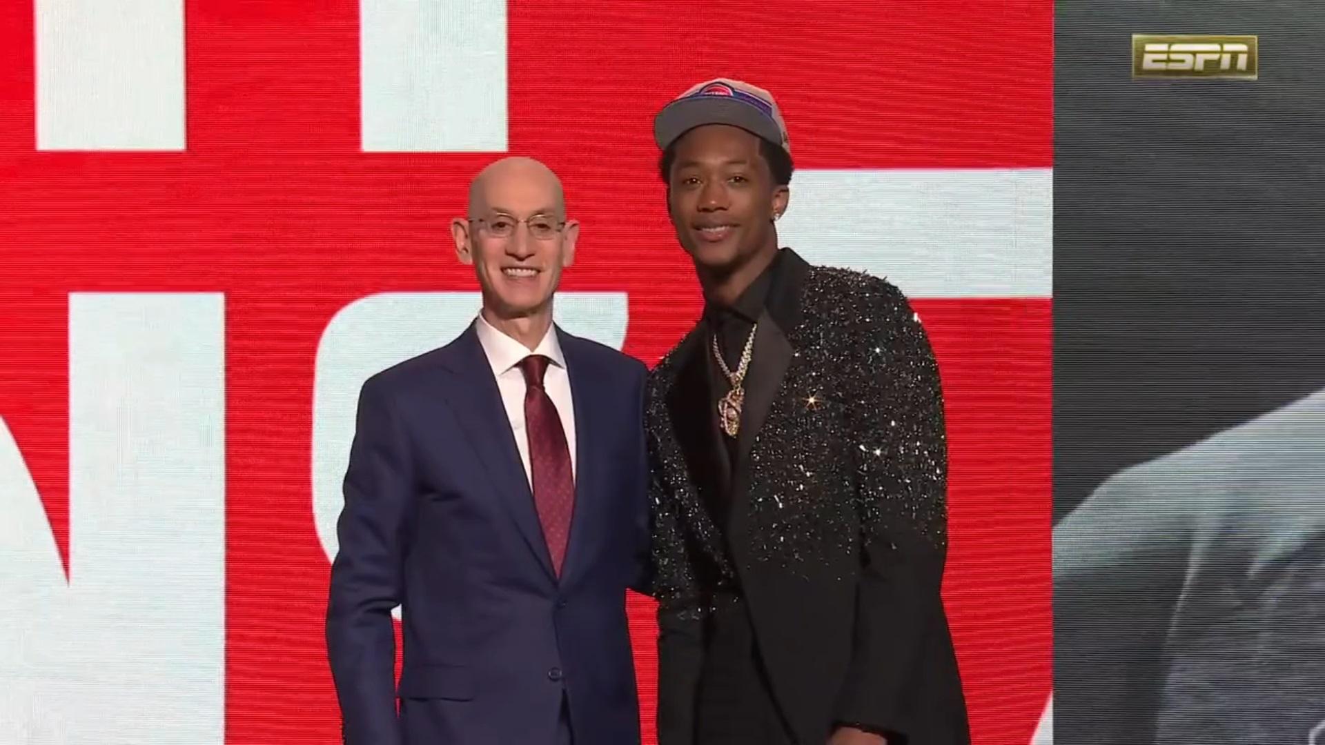 Ron Holland Pistons Draft NBA 27 juin 2024