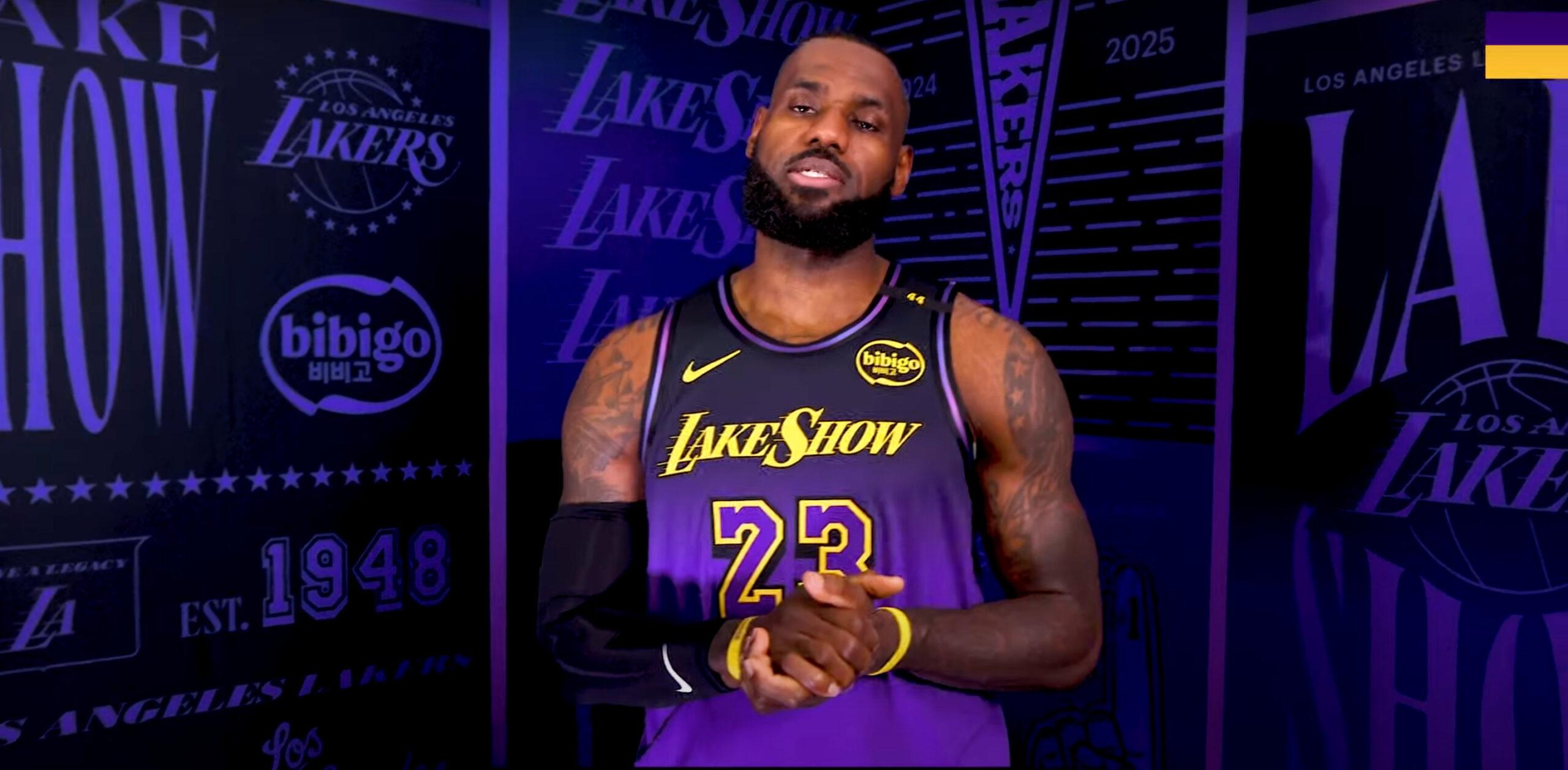 Maillot City Edition Lakers 9 octobre 2024