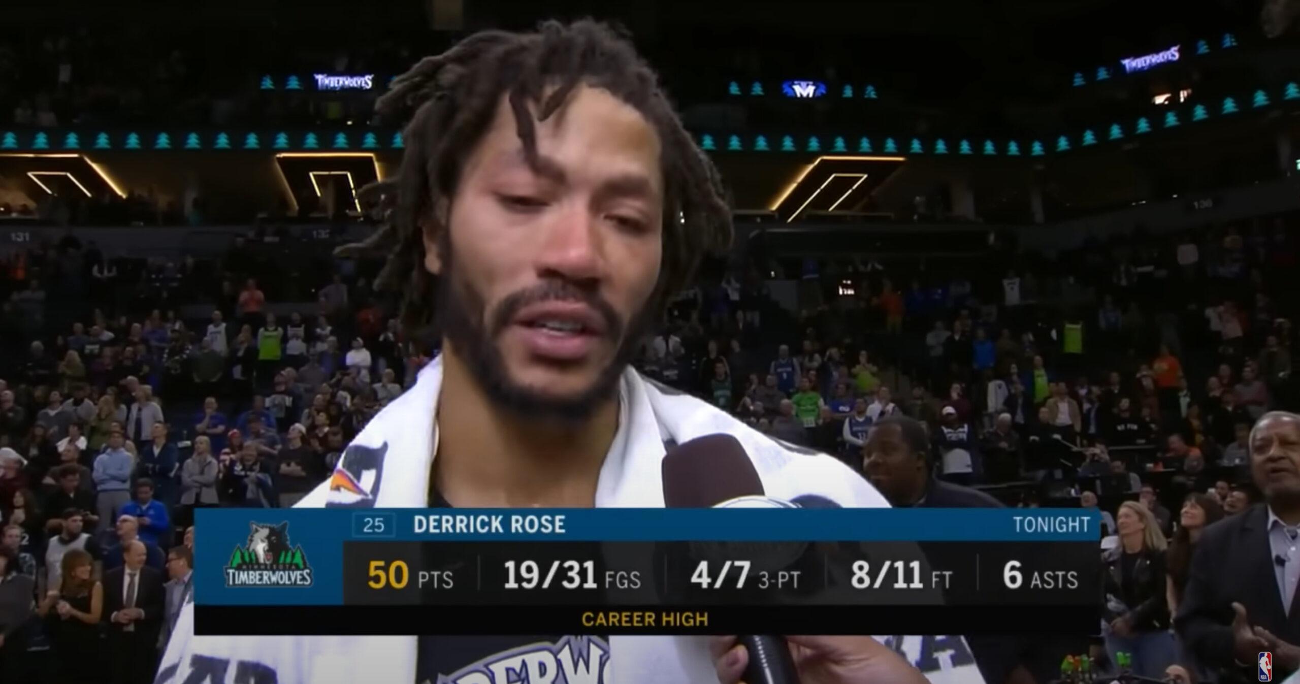 Derrick Rose 28 octobre 2024