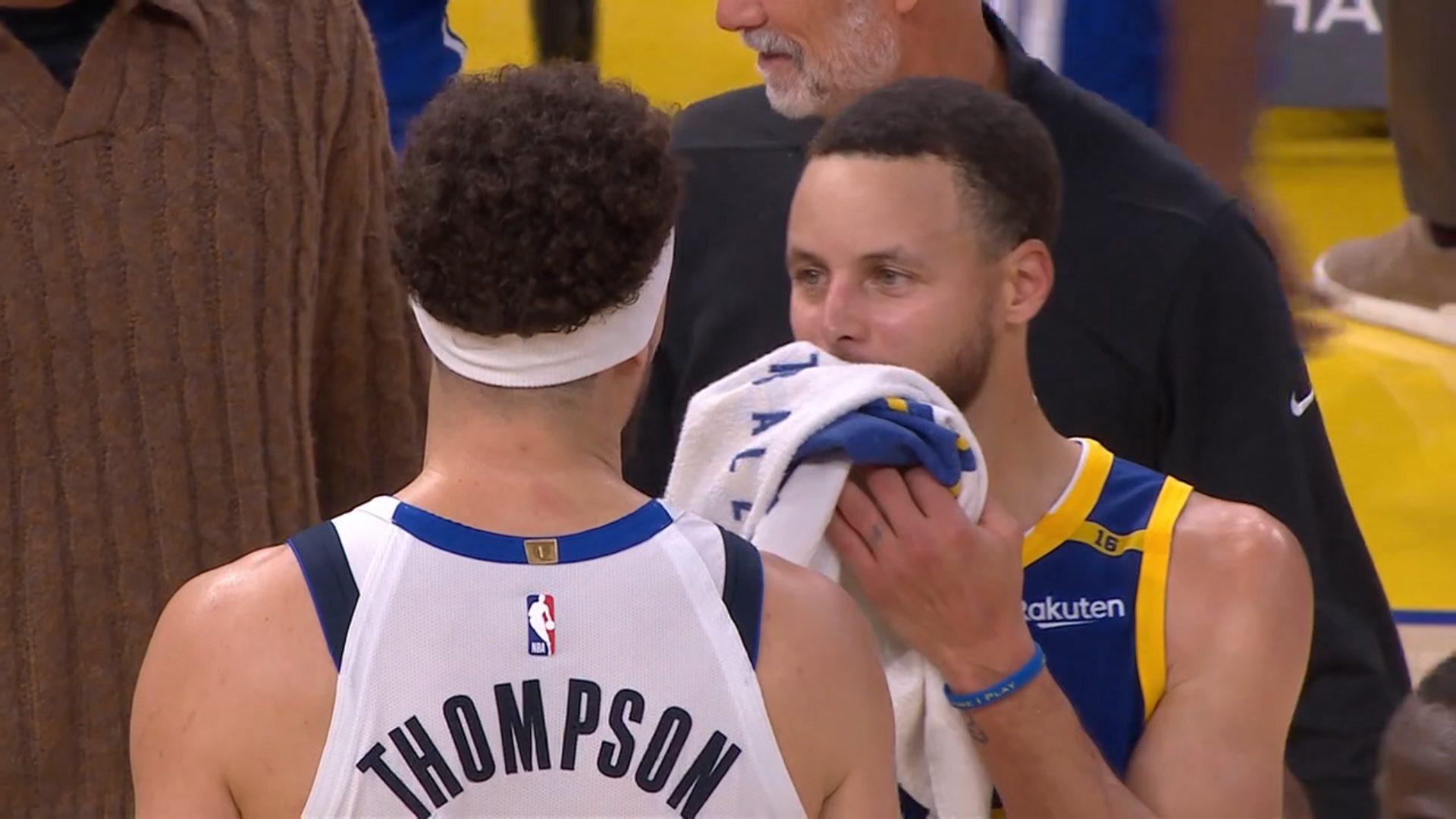 Klay Thompson Steph Curry 16 décembre 2024 Mavs Warriors