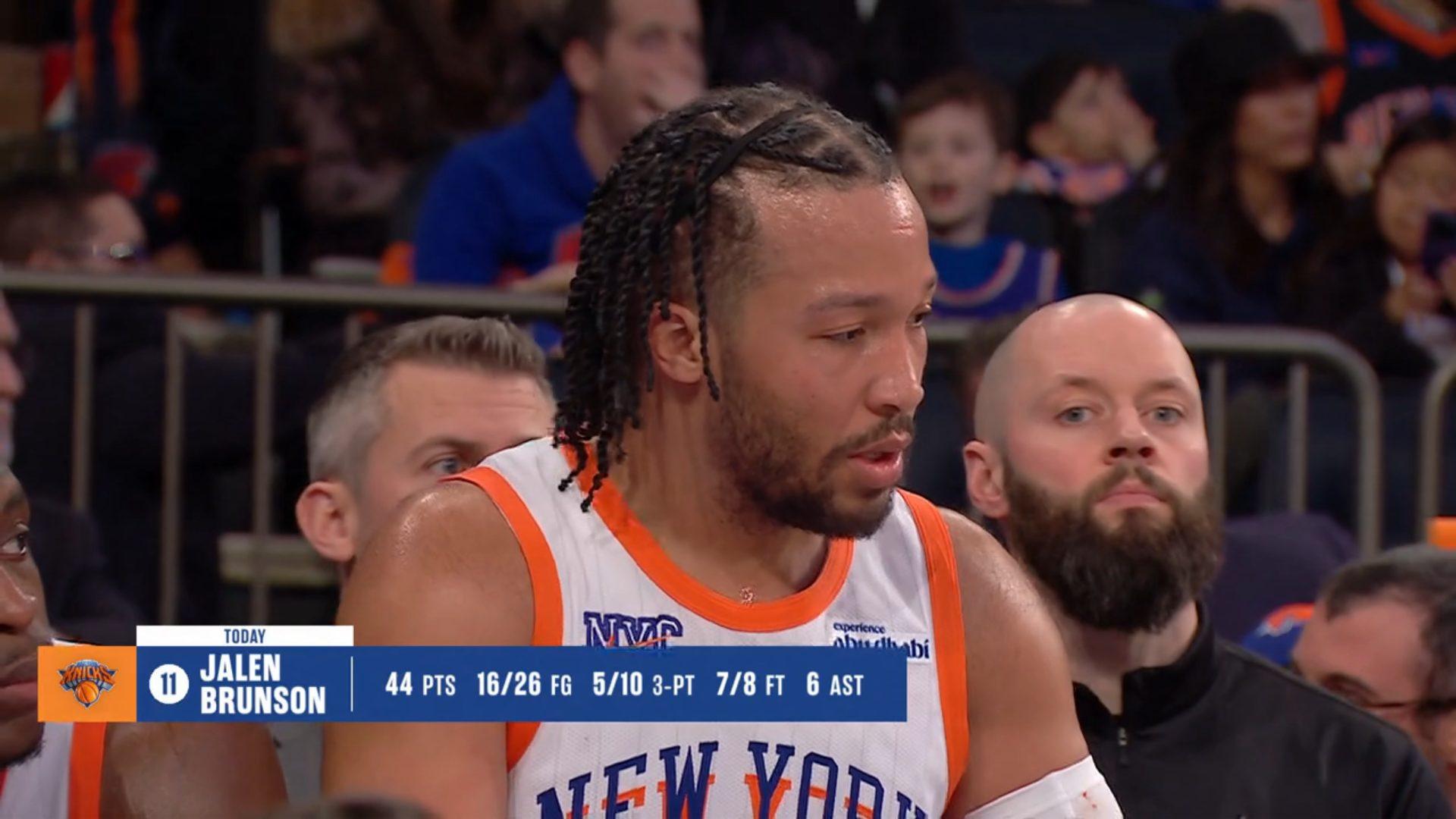 Jalen Brunson New York Knicks 12 janvier 2025
