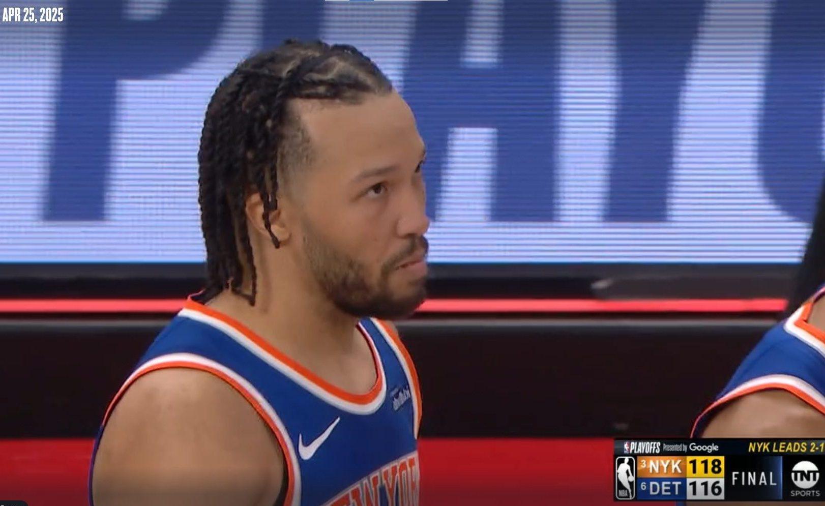 Jalen Brunson Knicks 25 avril 2025