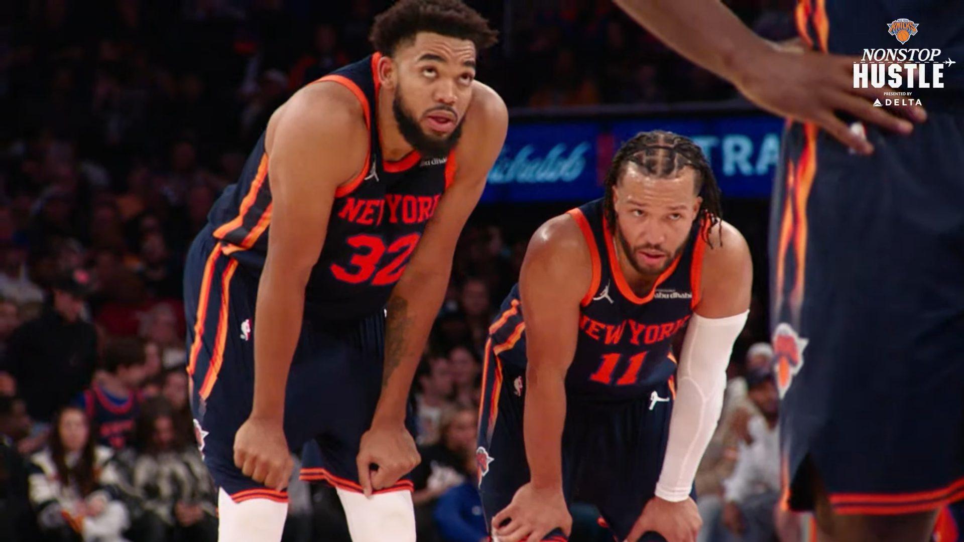 Karl-Anthony Towns Jalen Brunson Knicks 17 mai 2025