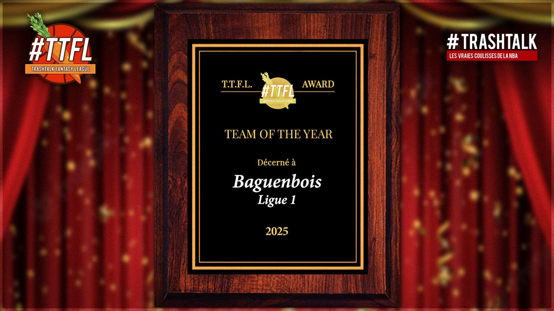 TrashTalk Fantasy League Baguenbois champion ligue 1 Playoffs 2025 TTFL