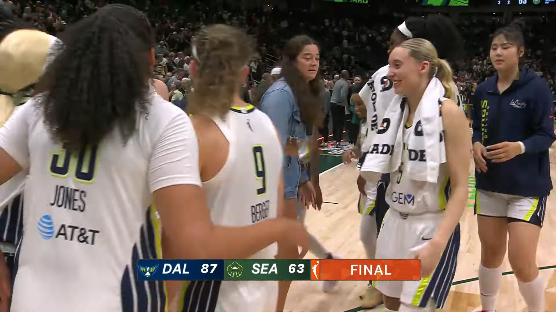 Paige Bueckers Dallas Wings WNBA 23 juillet 2025