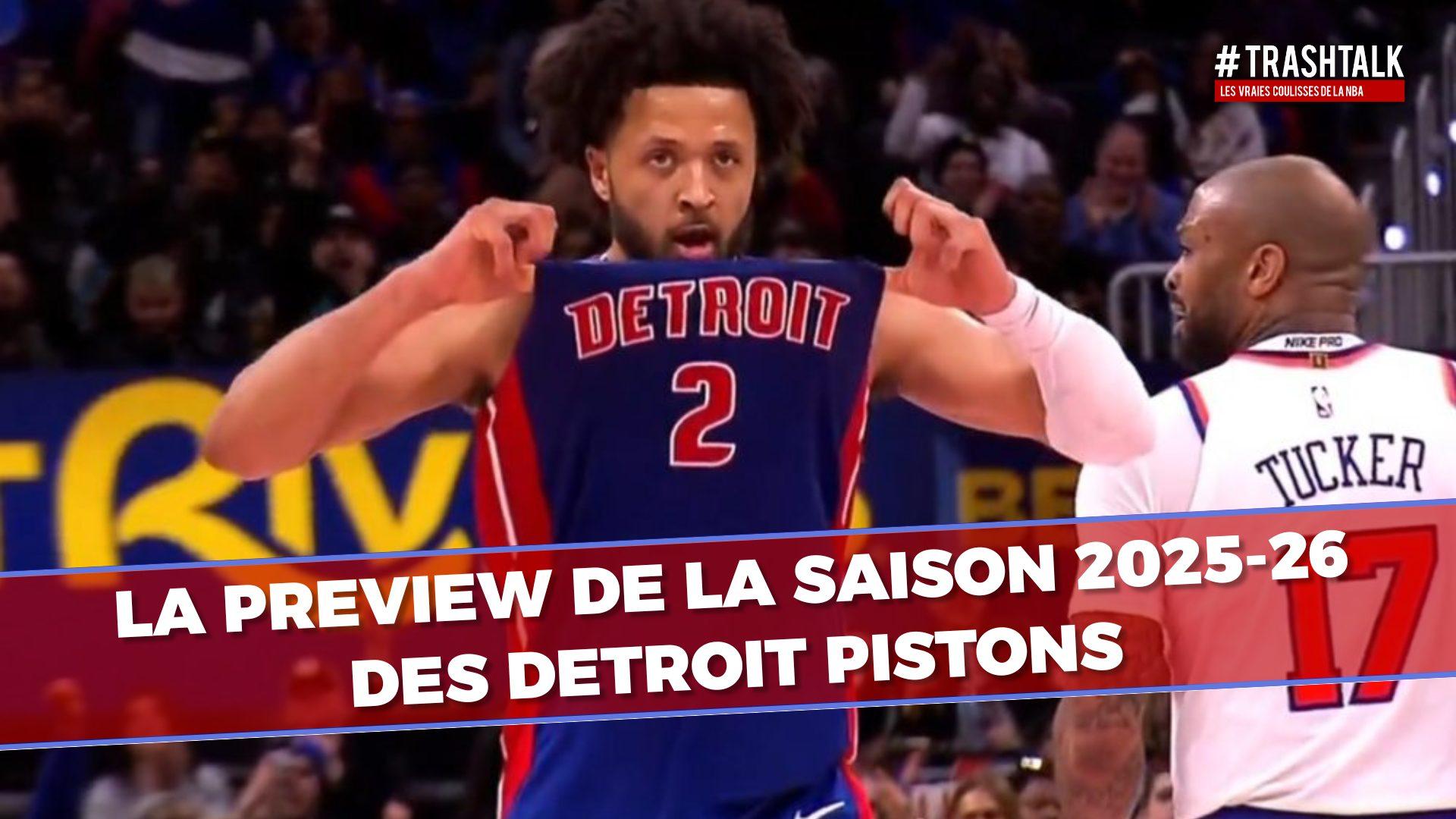 Couverture previews - Saison 2025-2026 Detroit Pistons