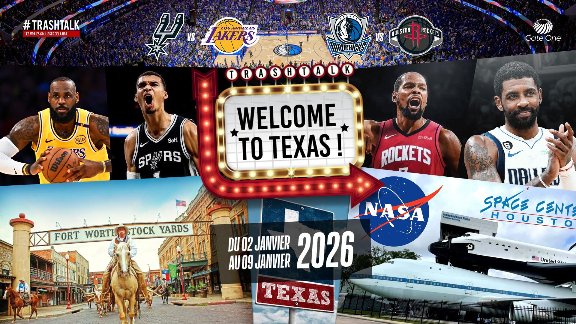 Voyage TrashTalk Texas 2026 24 septembre 2025