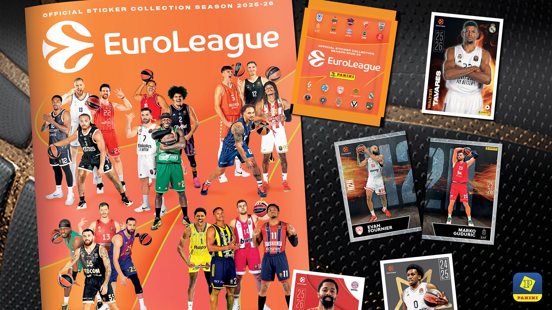 Album Panini EuroLeague 2025 26 couverture article TrashTalk